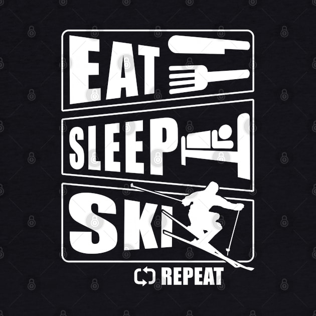 Eat Sleep Ski Repeat by Stoney09